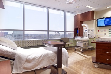 Beautiful Views in Private Labor & Delivery Rooms